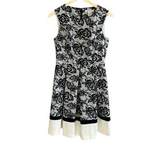 Liz Claiborne Fit‎ & Flare Floral Dress Size 6
